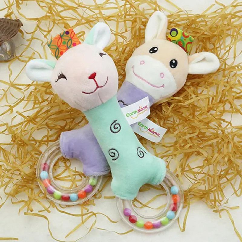 SET BFT 2 JUGUETE SONAJERO PELUCHE ANIMALES DIVERTIDO LAU - 1