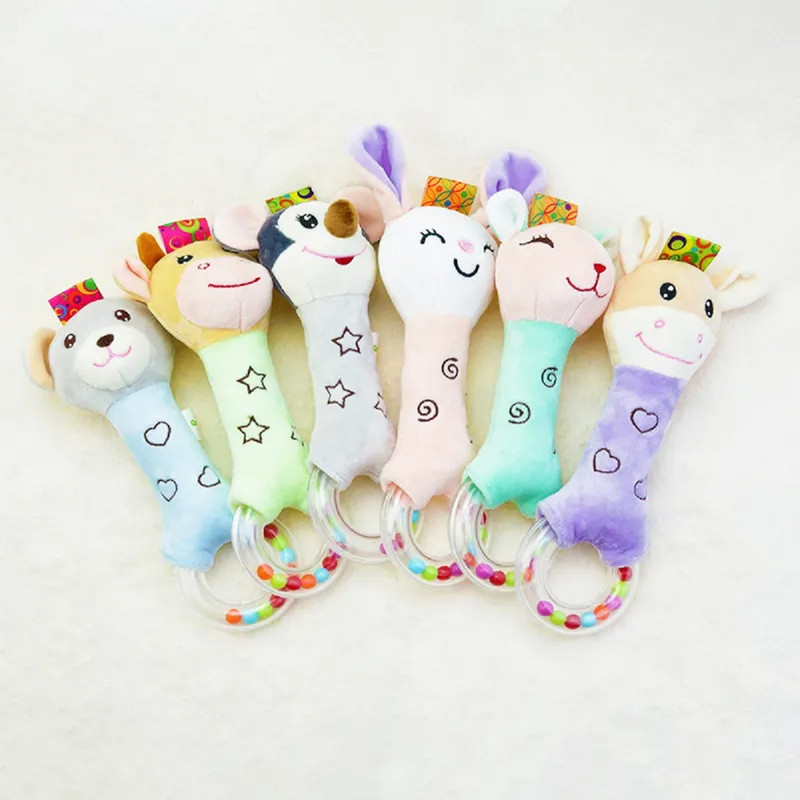 SET BFT 2 JUGUETE SONAJERO PELUCHE ANIMALES DIVERTIDO LAU - 3