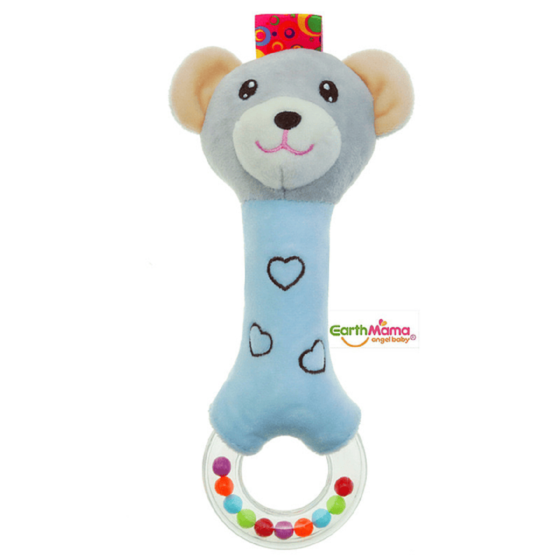 SET BFT 2 JUGUETE SONAJERO PELUCHE ANIMALES DIVERTIDO LAU - 8
