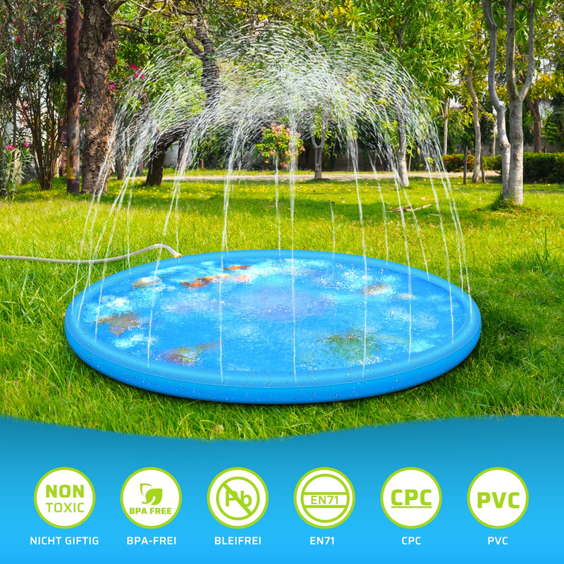 ALFOMBRA BFT ROCIADOR AGUA 1.7M AIRE LIBRE DIVERSION NIÑOS LAU - 5