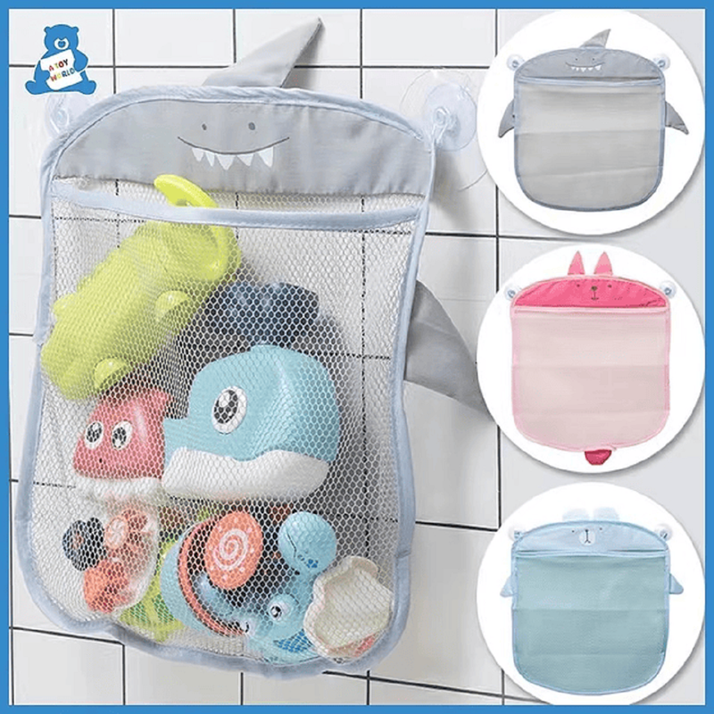 SET BFT 4 BOLSAS JUGUETES MALLA BAÑO ORGANIZADORA BEBÉ LAU - 6