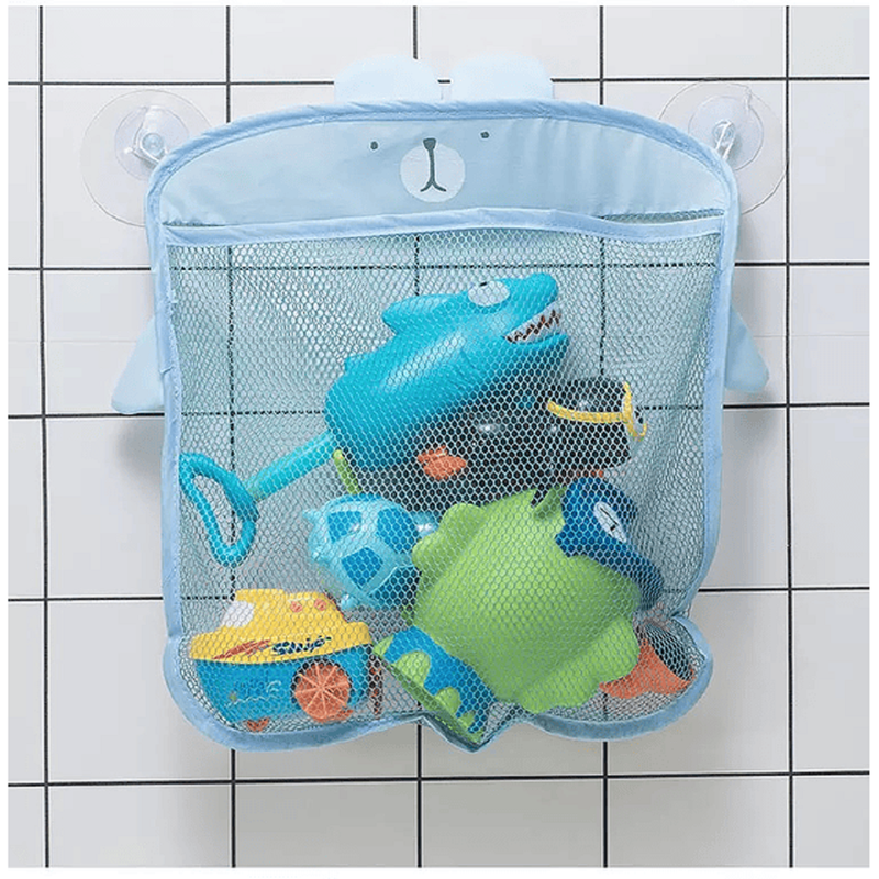 SET BFT 4 BOLSAS JUGUETES MALLA BAÑO ORGANIZADORA BEBÉ LAU - 8