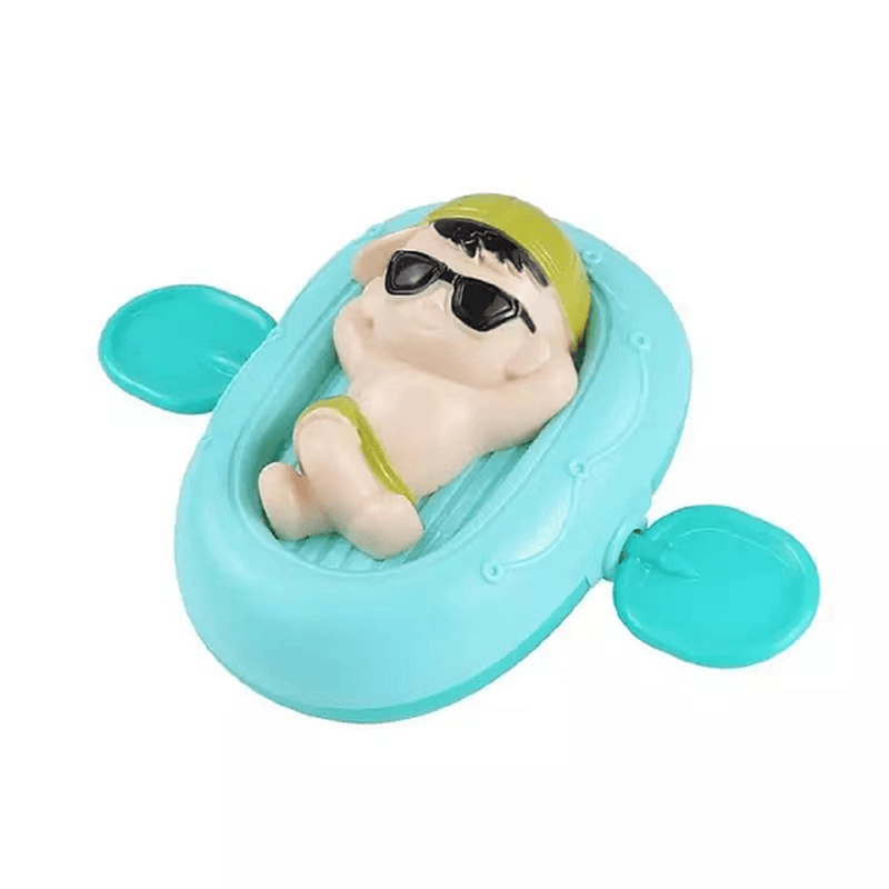 SET BFT 5 JUGUETE KAYAC FLOTADOR CUERDA BAÑO DUCHA BEBÉ LAU - 7