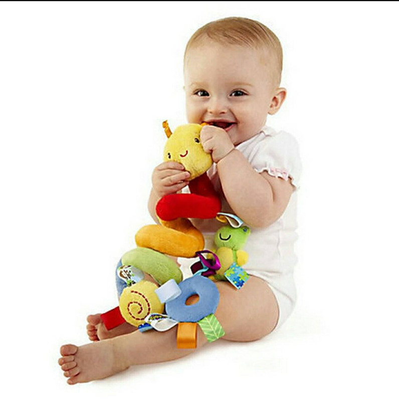 SONAJERO ZZKKO COLGANTE MOVIL CUNA COCHESITO PELUCHE MUSICA LAU MULTICOLOR - 4
