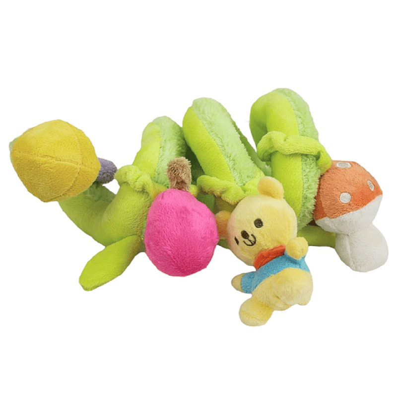 SONAJERO ZZKKO COLGANTE MOVIL CUNA COCHESITO PELUCHE MUSICA LAU MULTICOLOR - 6