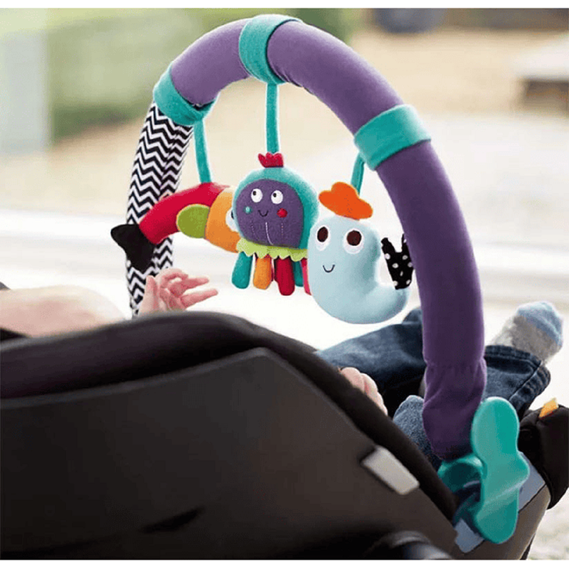 SONAJERO ZZKKO ARCO ESTIMULACIÓN COLGANTE CARRITO BEBÉ PELUCHE LAU MULTICOLOR - 7