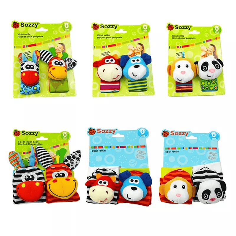 SONAJERO ZZKKO PULSERA MUÑECA PIE COLGANTE SUAVE DIVERTIDO LAU MULTICOLOR - 6