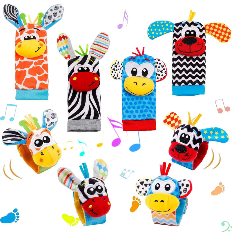 SONAJERO ZZKKO PULSERA MUÑECA PIE COLGANTE SUAVE DIVERTIDO LAU MULTICOLOR - 9