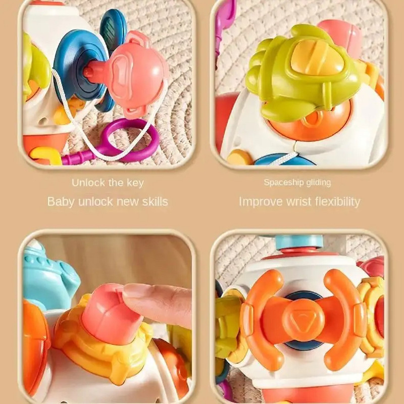 JUGUETE ESTIMULACIÓN A95X SENSORIAL 8EN1 BEBÉS MOTORA LAU MULTICOLOR - 6