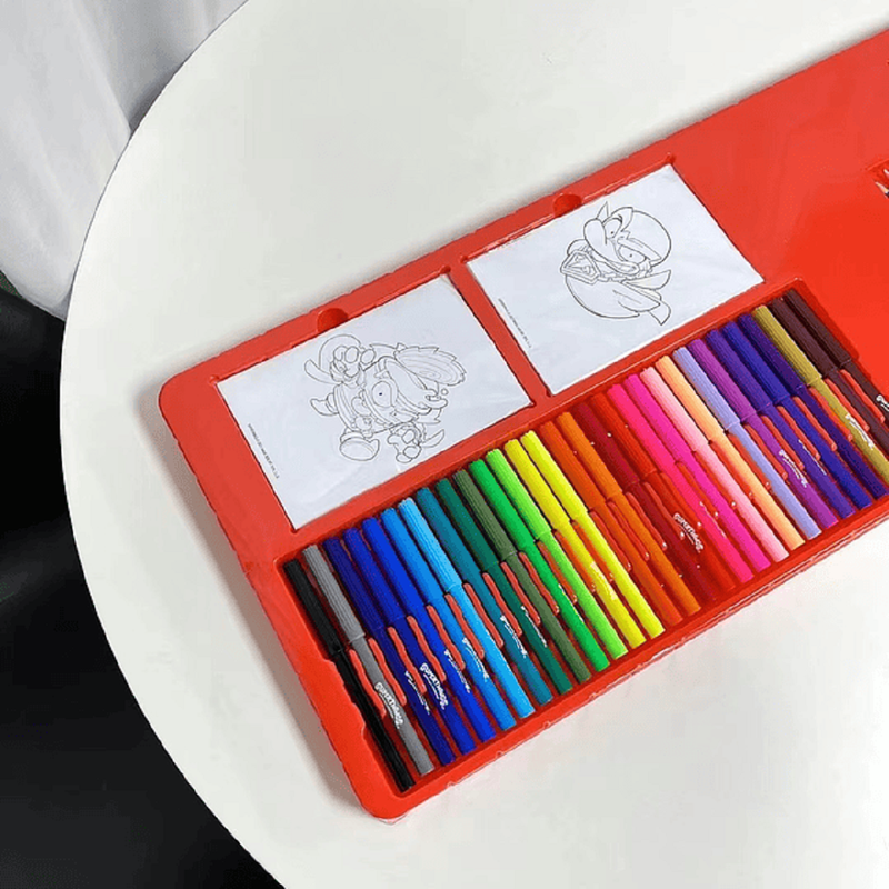 SET A95X LAPICES 100 PIEZAS COLOREAR DIBUJAR PINTAR NIÑOS LAU - 7