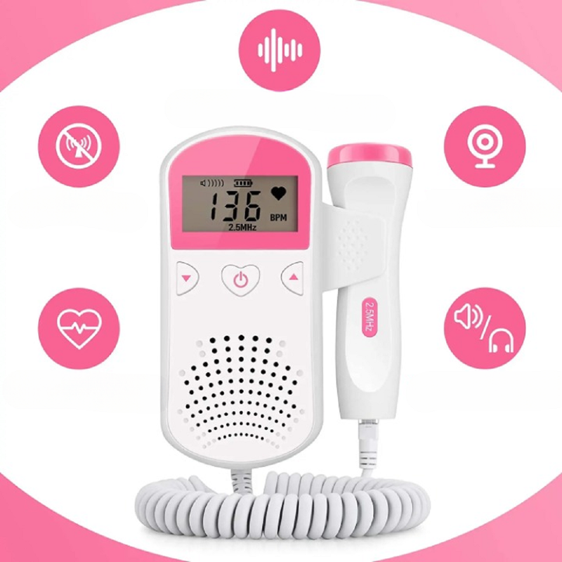 MONITOR FETAL DOPPLER LATIDOS FETALES CORAZÓN BEBÉ LAU - 1