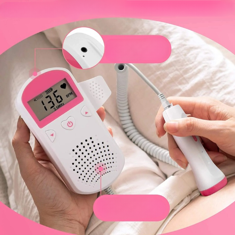 MONITOR FETAL DOPPLER LATIDOS FETALES CORAZÓN BEBÉ LAU - 2