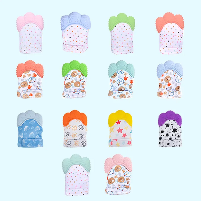 SET A95X 4 MODERDORES RASCAENCIAS DENTICION ALIVIO BEBÉS LAU MULTICOLOR - 7
