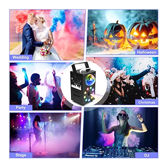 MAQUINA HUMO NIEBLA LUCES LED RGB 700W FIESTA DJ LAU - 2