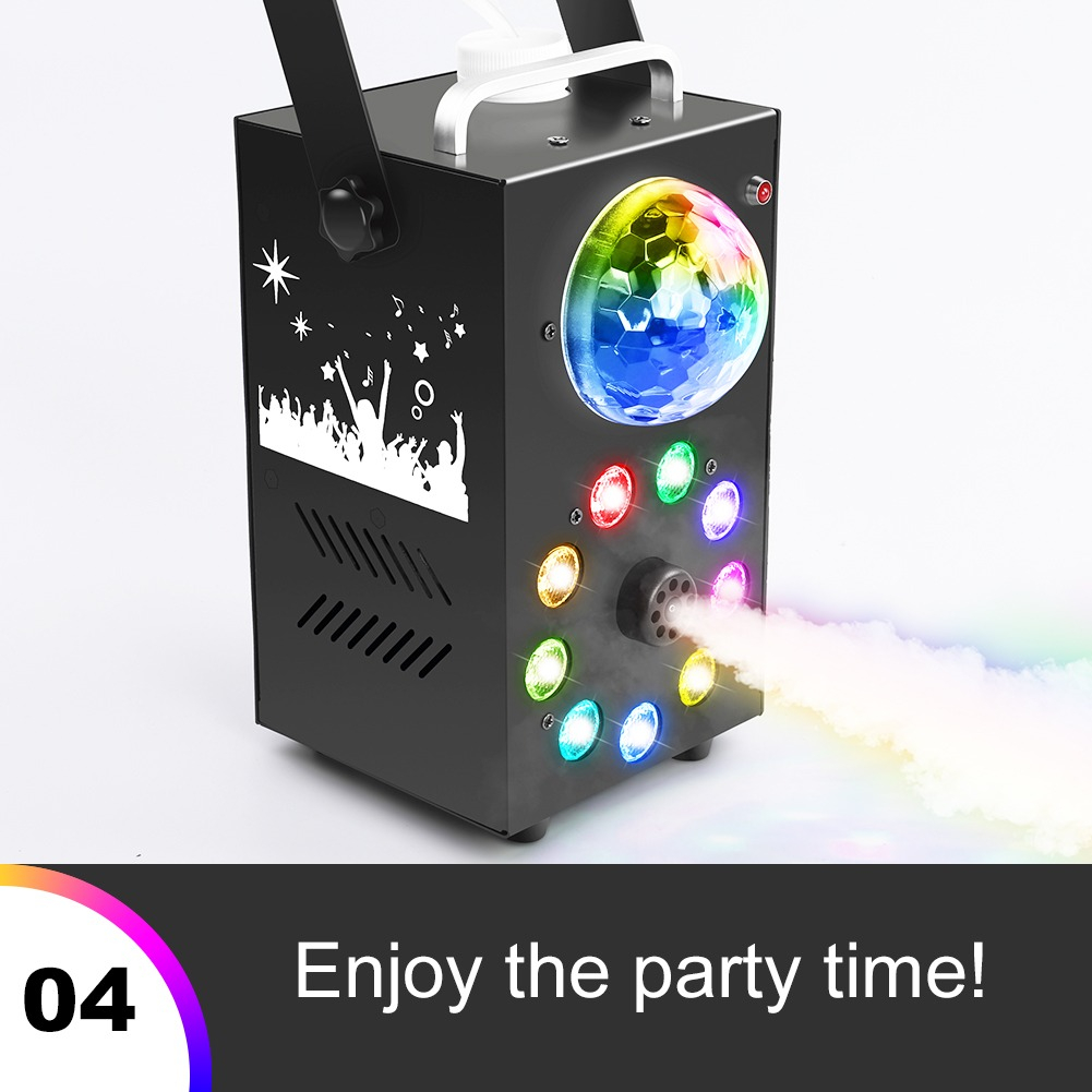 MAQUINA HUMO NIEBLA LUCES LED RGB 700W FIESTA DJ LAU - 5