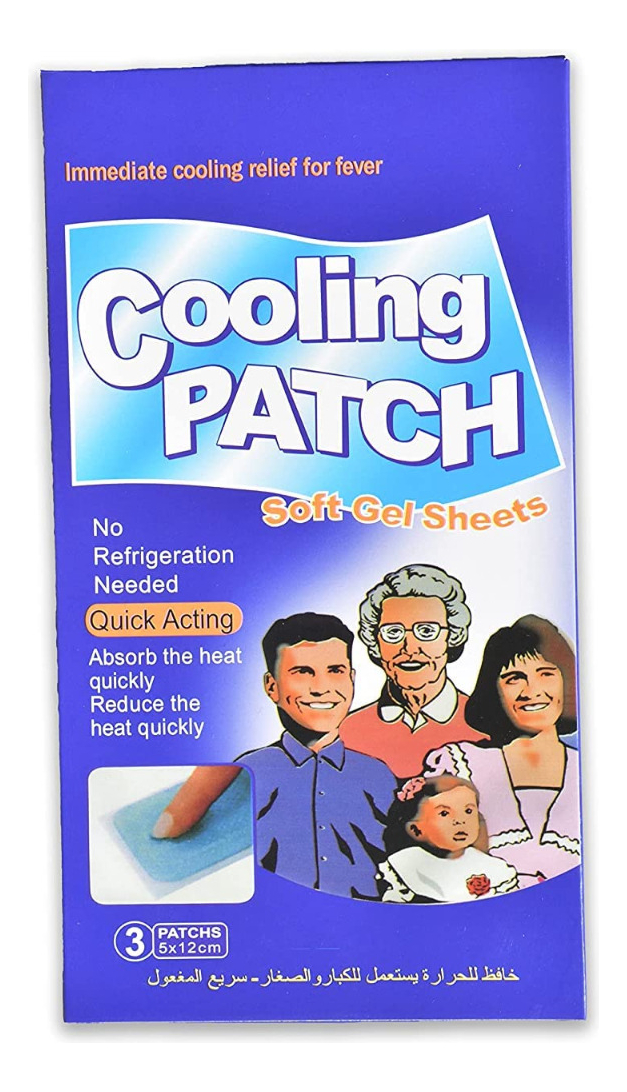 SET 10 PARCHES GEL FRIO FIEBRE ADULTO NIÑO ALIVIO FATIGA LAU - 1