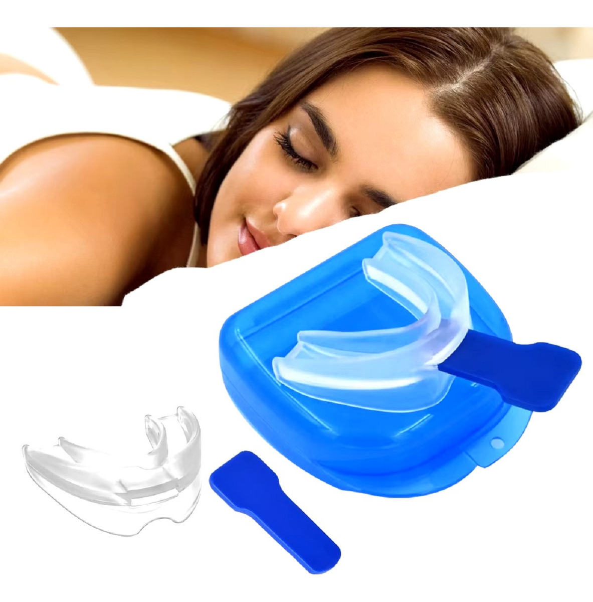 SET 5 PLACA ANTI-BRUXISMO DISPOSITIVO SILICONA ADAPTABLE LAU - 2