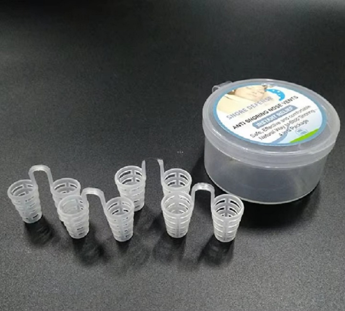 SET 5 DILATADOR NASAL SILICONA ANTI RONQUIDO RESPIRACION LAU - 6