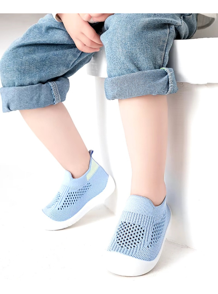 SET DE 2 ZAPATO CALCETÍN BEBÉ ANTIDESLIZANTE SUAVE JHN - 4