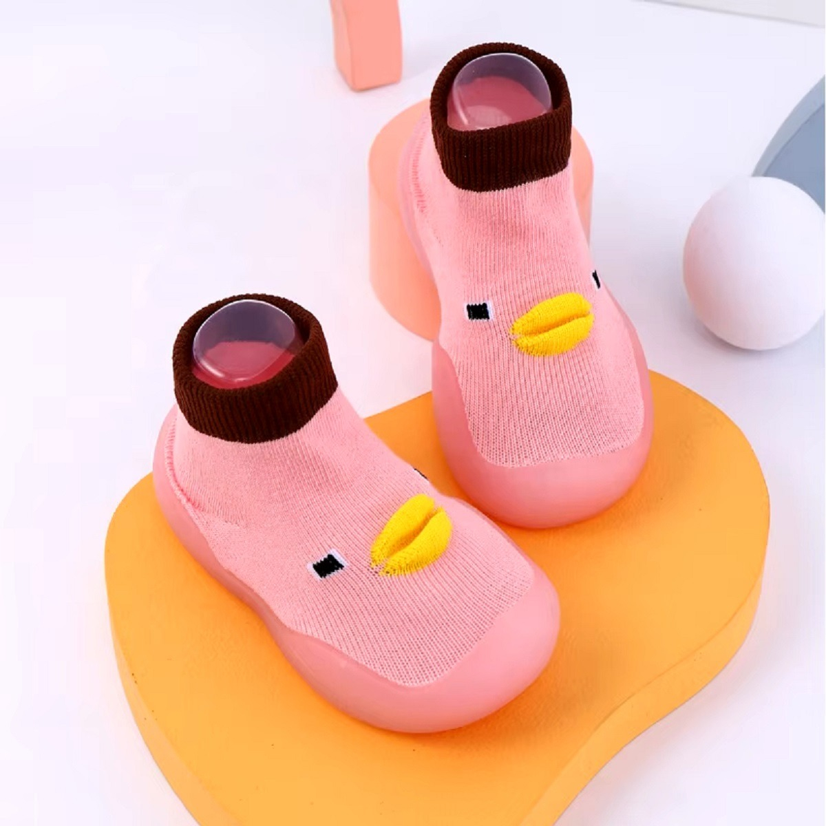 SET DE 2 ZAPATO CALCETÍN BEBÉ SUAVE ANTIDESLIZANTE JHN - 6