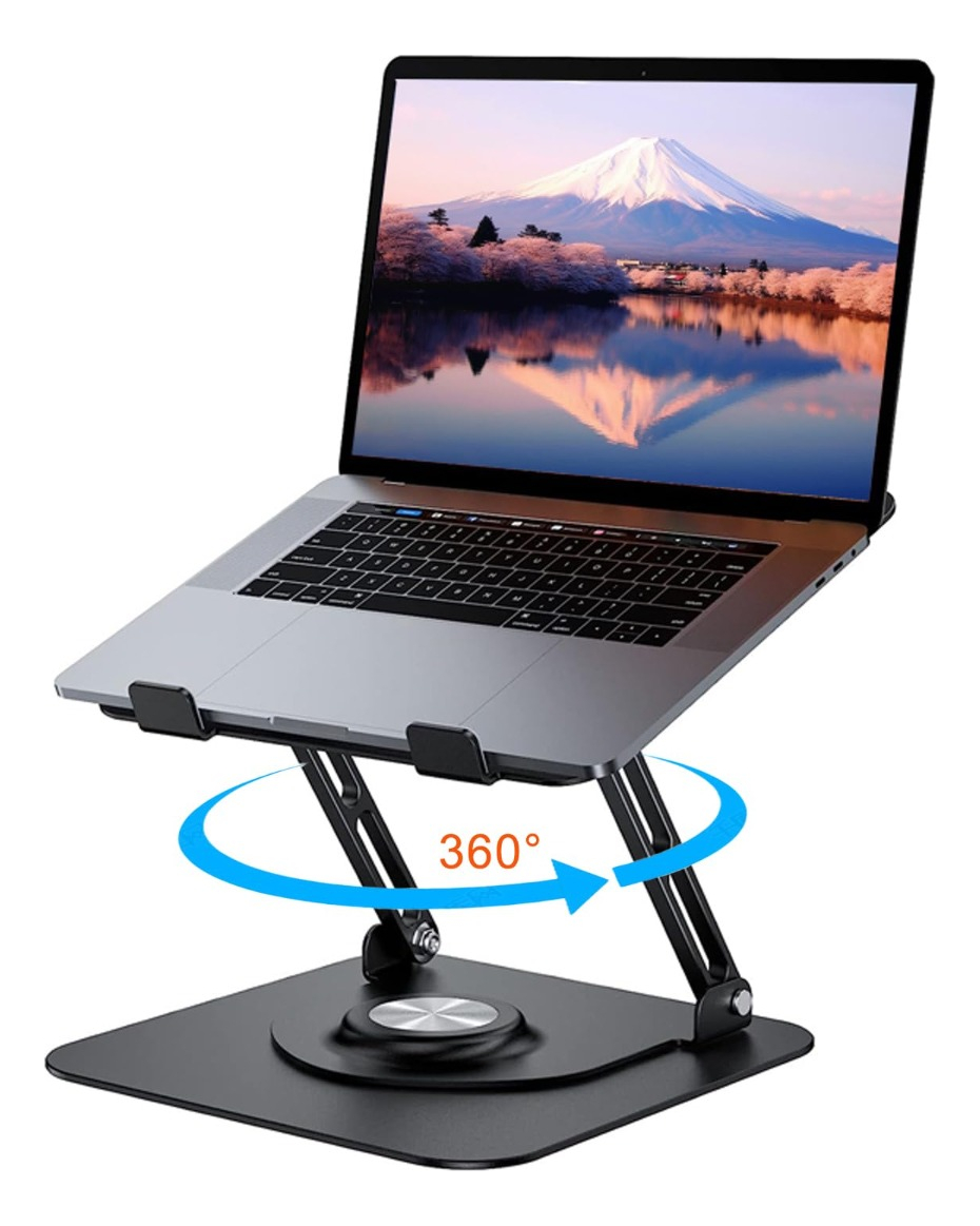 SOPORTE SC GIRATORIO 360 LAPTO AJUSTABLE PORTÁTIL MESA LAU - 2
