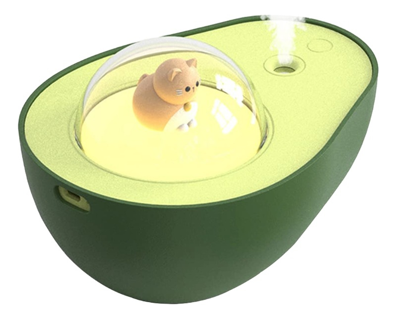 HUMIDIFICADOR AVOCADO AROMATERAPIA DORMITORIO HOGAR LAU - 1