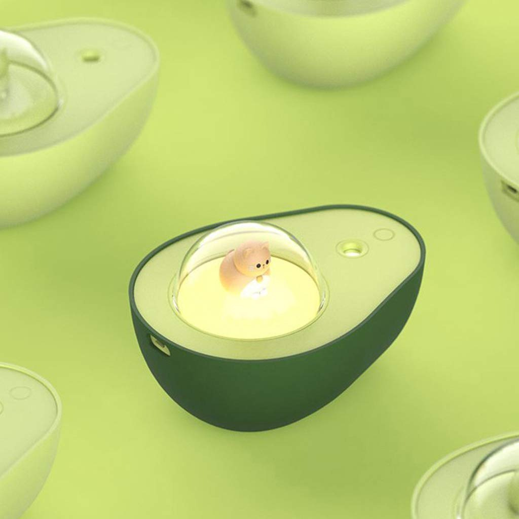 HUMIDIFICADOR AVOCADO AROMATERAPIA DORMITORIO HOGAR LAU - 6