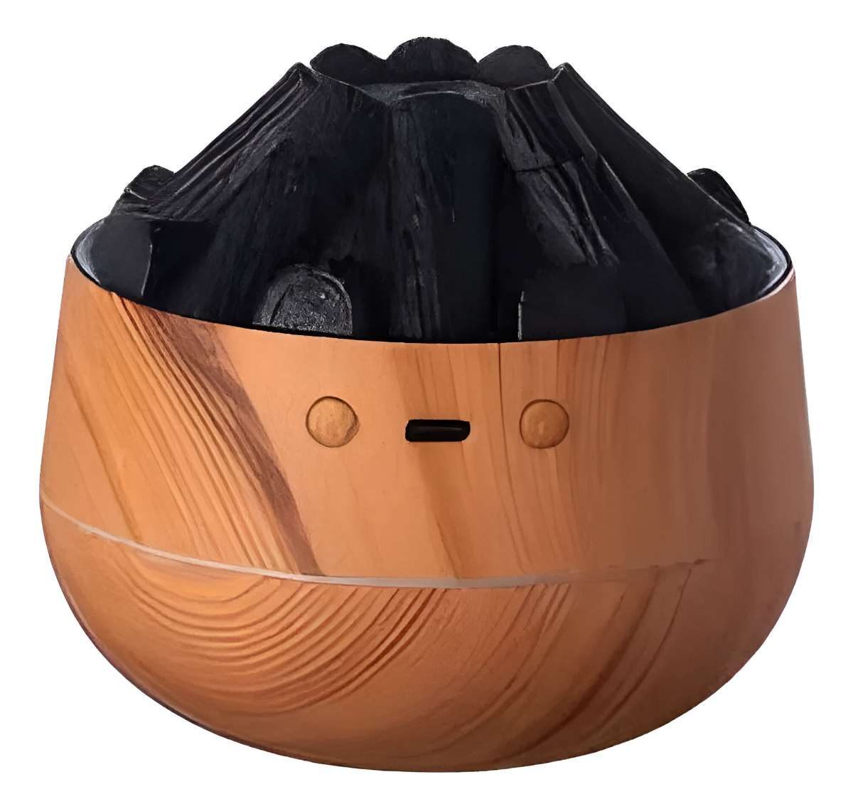 HUMIDIFICADOR FUEGO CARBON NIEBLA FRIA HOGAR DORMITORIO LAU - 2