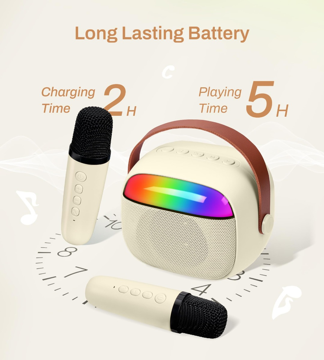 ALTAVOZ PORTATIL SC KARAOKE EGGLES NIÑOS MUSICA FIESTAS LAU - 5