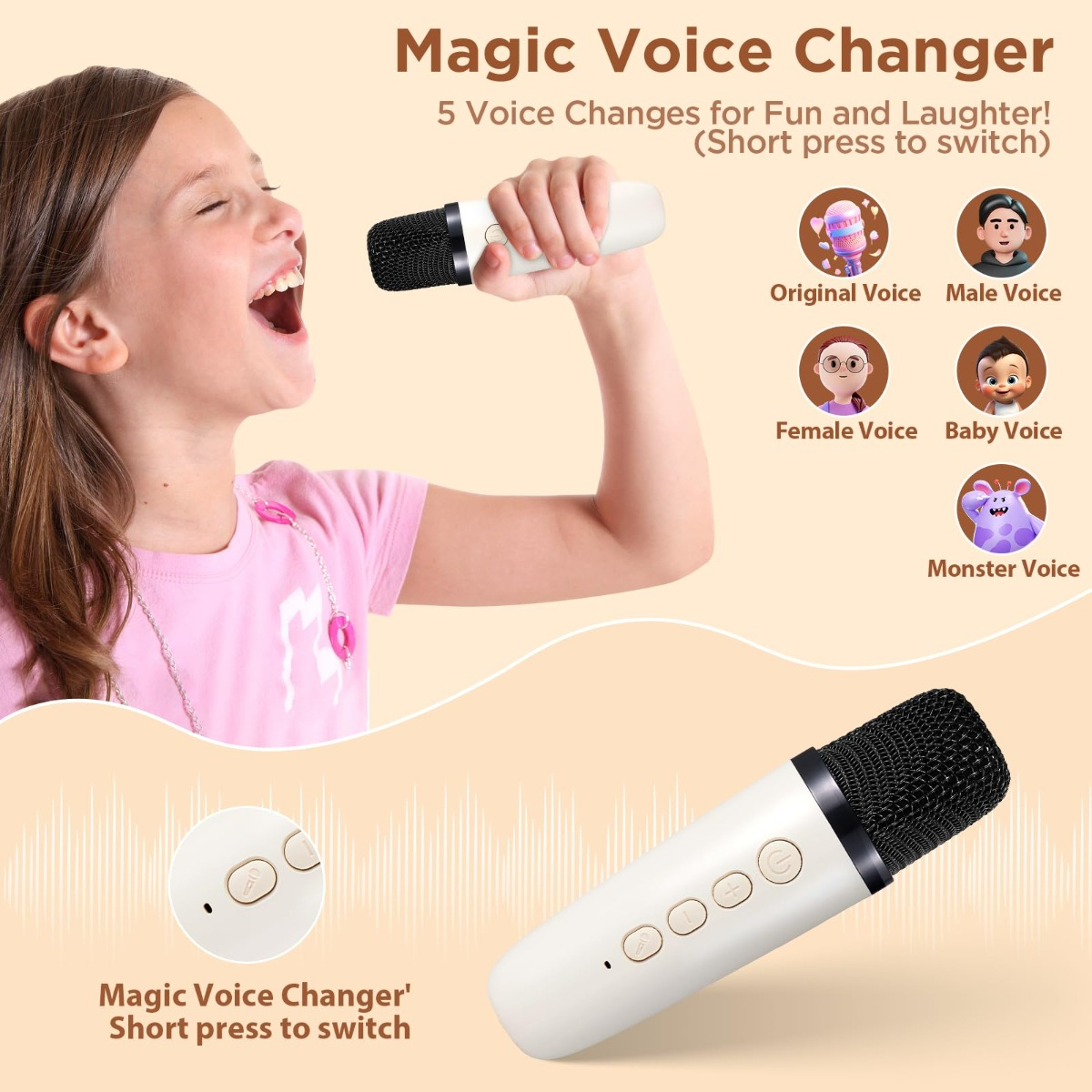 ALTAVOZ PORTATIL SC KARAOKE EGGLES NIÑOS MUSICA FIESTAS LAU - 6