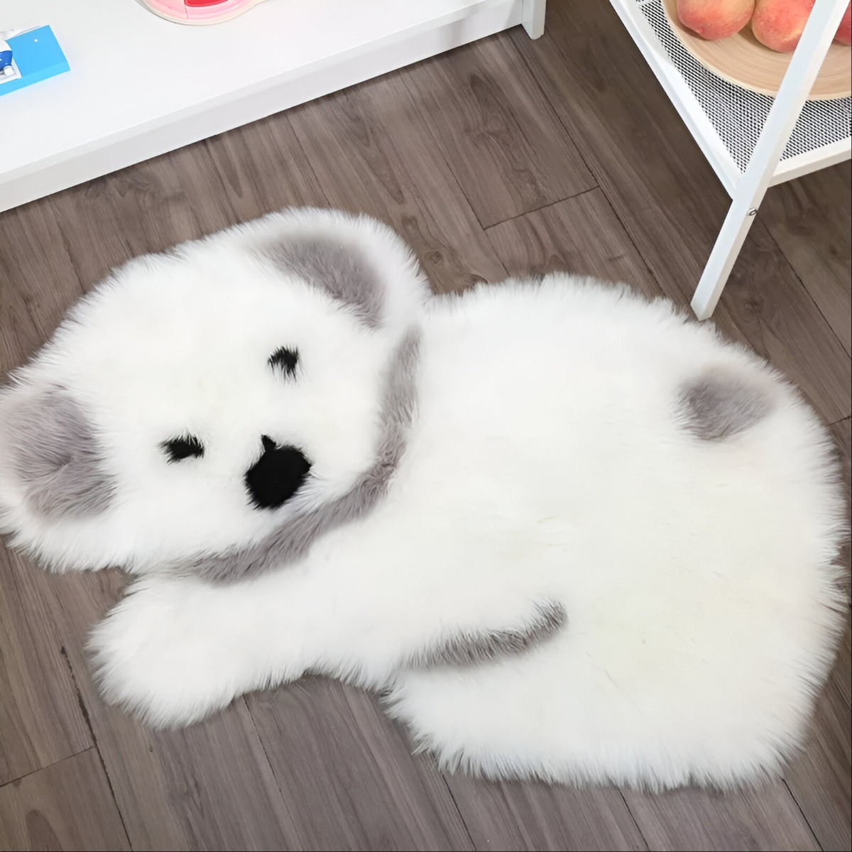 ALFOMBRA CONTEMPORÁNEA MODERNA KOALA ANTIDESLIZANTE BLANCO GRIS JHN 60 X 90 CM - 8