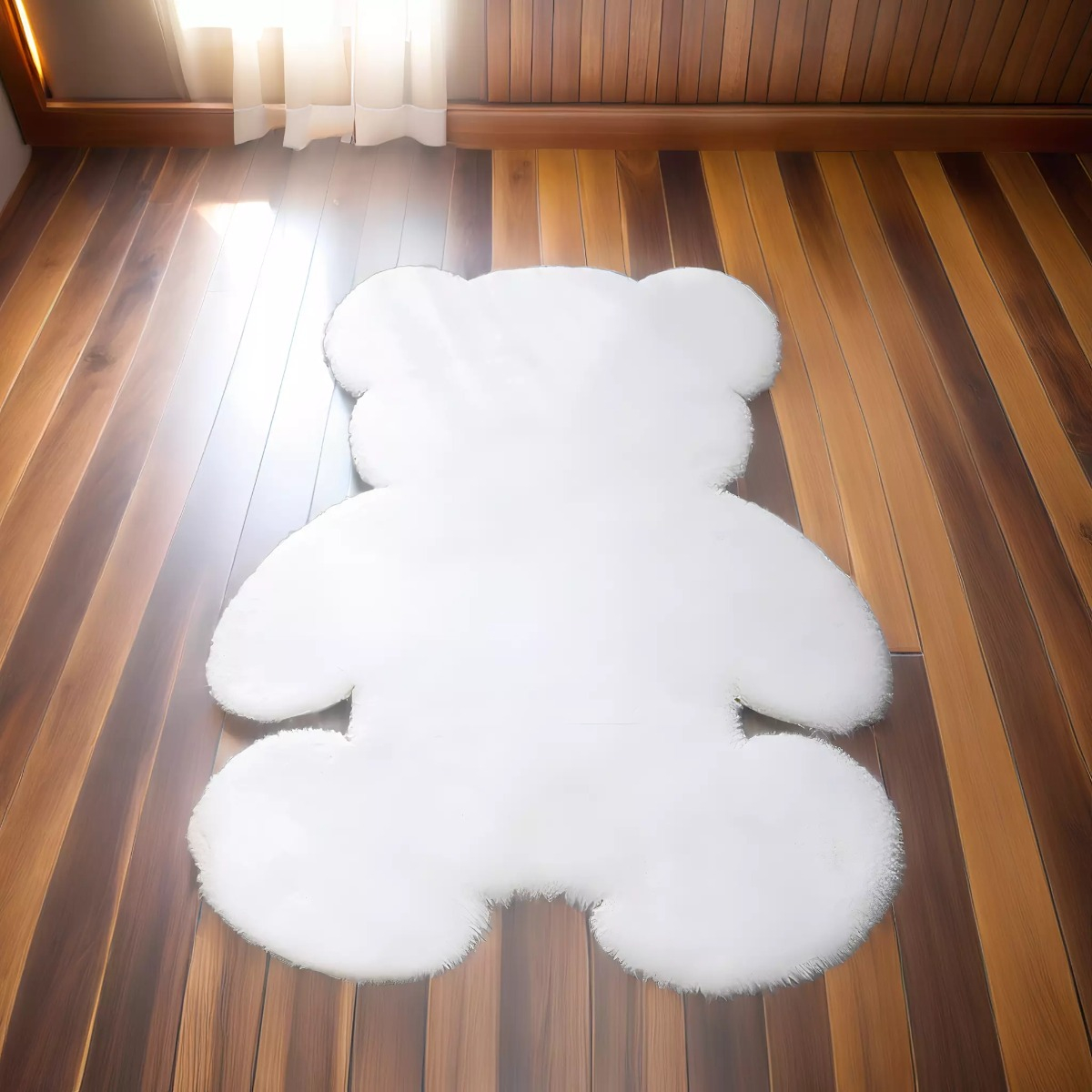 ALFOMBRA CONTEMPORÁNEA MODERNA OSO BLANCO SUAVE ENTRADA DORMITORIO DECORACION JHN 60 X 90 CM - 10