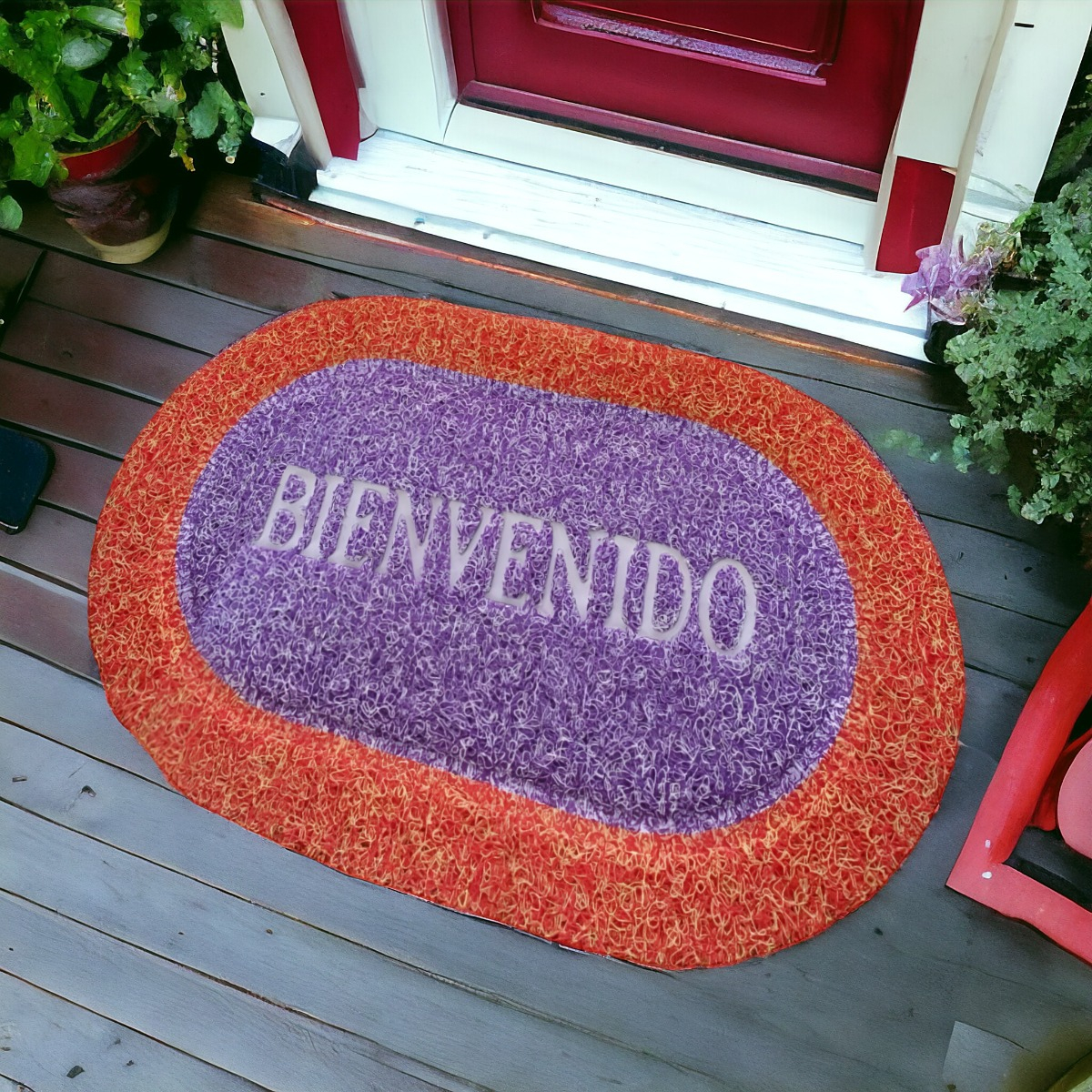 SET 3 ALFOMBRA CONTEMPORÁNEA MODERNA ANTIDESLIZANTE ENTRADA RESISTENTE JHN 60 X 40 CM - 9