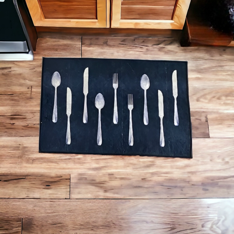 ALFOMBRA CONTEMPORÁNEA MODERNA COCINA 2 PIEZAS ANTIDESLIZANTE ENTRADA BAÑO JHN 60 X 40 CM - 9