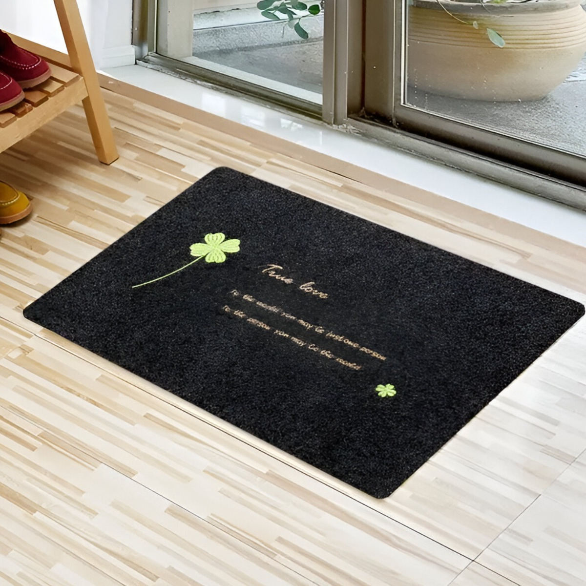 SET DE 5 ALFOMBRA ANTIDESLIZANTE ENTRADA DECORATIVA JHN - 10