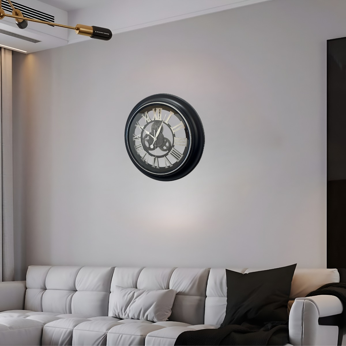 RELOJ PARED GRANDE CAMPESTRE VINTAGE 3D JHN - 9