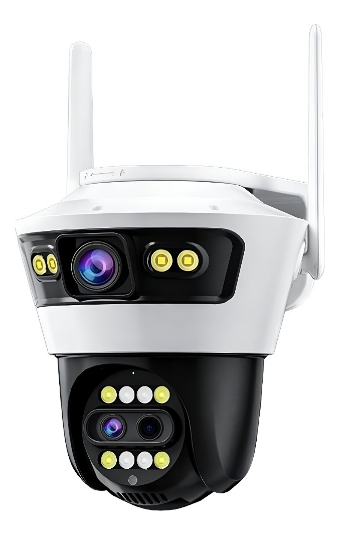 CAMARA SEGURIDAD EXTERIOR DOBLE LENTE INFRARROJOS LAU - 3