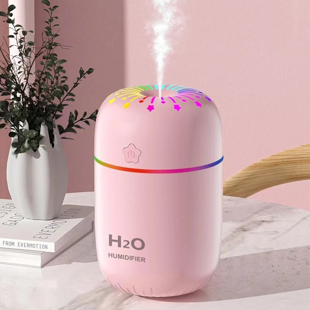 SET 2 HUMIDIFICADORES MINI AEROSOL PORTATIL RECARGABLE LAU - 6