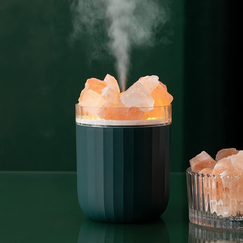 HUMIDIFICADOR SAL HIMALAYA LUCES PORTATIL HOGAR OFICINA LAU - 5