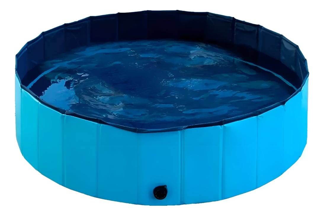 PISCINA PILETA PLEGABLE PARA MASCOTAS Y NIÑOS 120X30CM JHN - 1