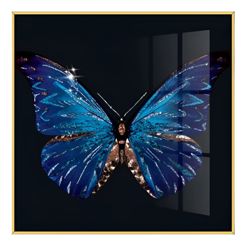 DECORACIÓN PARED ARTE PINTURA MARIPOSA ABSTRACTA MODERNO JHN - 1