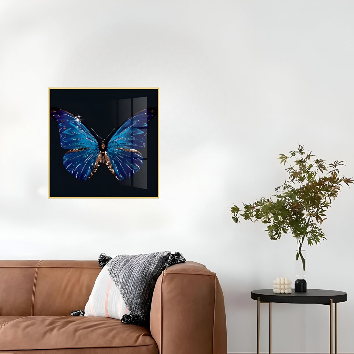 DECORACIÓN PARED ARTE PINTURA MARIPOSA ABSTRACTA MODERNO JHN - 10