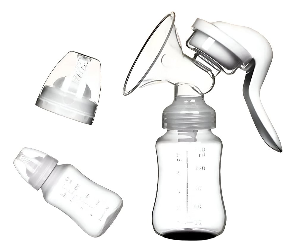 EXTRACTOR LECHE SACALECHE MANUAL LACTANCIA PORTÁTIL JHN MULTICOLOR - 3