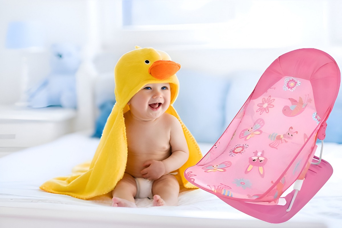 ASIENTO BAÑO BEBÉ 2 EN 1 MULTIFUNCIONAL DUCHA TINA JHN - 6