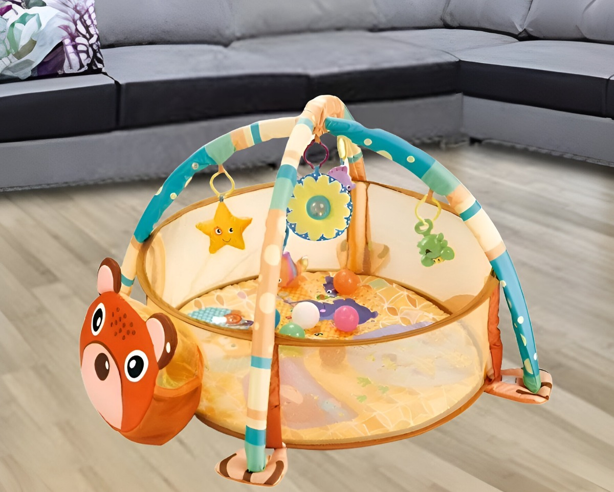 GIMNASIO PISCINA PELOTAS MULTICOLOR BEBÉ INFANTIL ESTIMULACIÓN JHN - 9