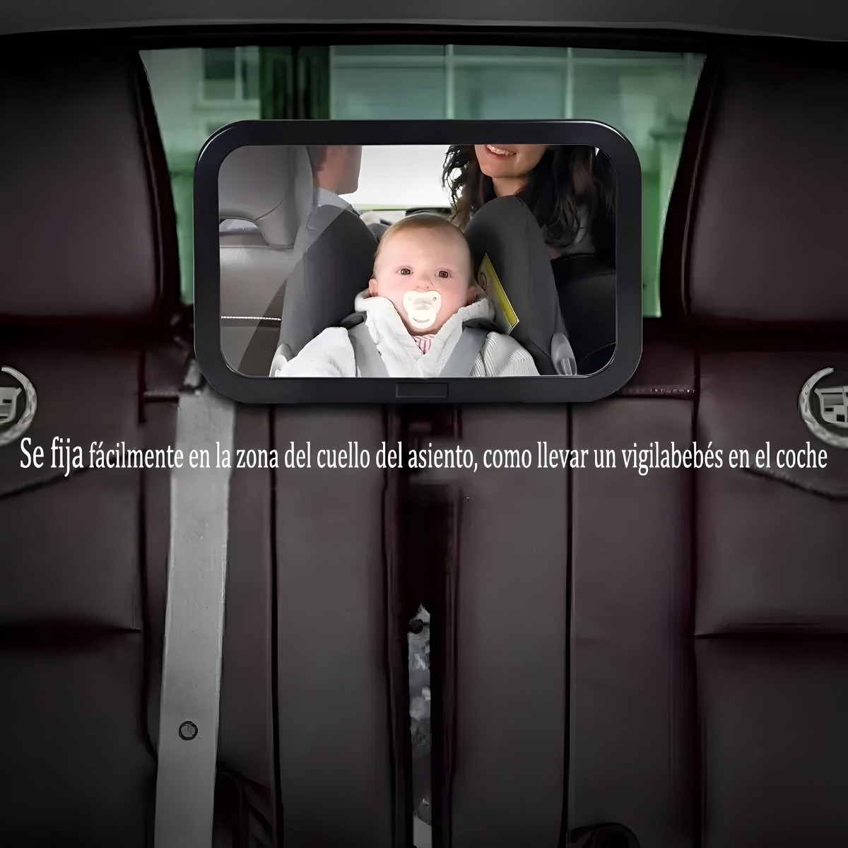 ESPEJO RETROVISOR MULTICOLOR BEBÉ AUTO SEGURIDAD ASIENTO AJUSTABLE JHN - 9