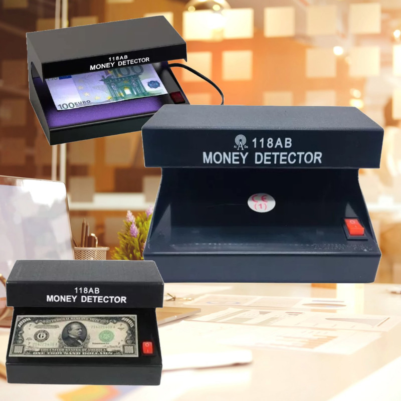 MÁQUINA DETECTORA ZVE BILLETES FALSOS LUZ VIOLETA LAU - 6