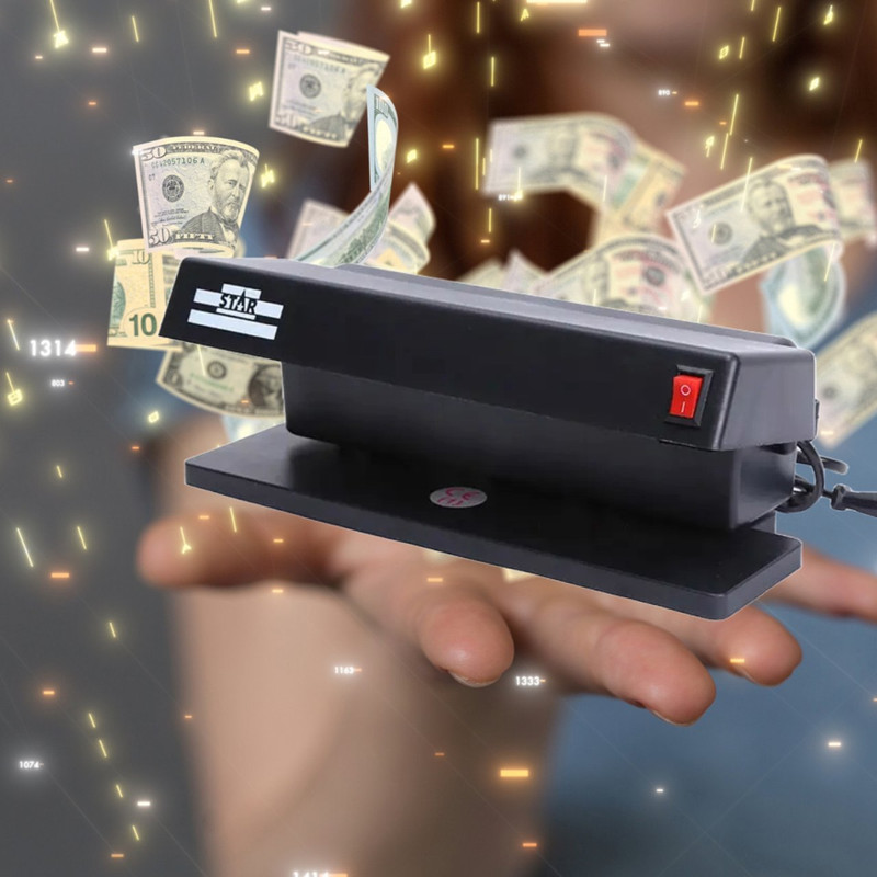 DETECTOR ZVE BILLETES FALSOS PORTATIL ULTRAVIOLETA LINTERNA LAU - 5