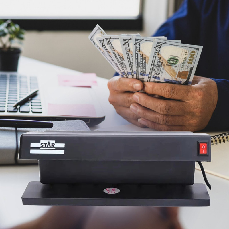 DETECTOR ZVE BILLETES FALSOS PORTATIL ULTRAVIOLETA LINTERNA LAU - 6