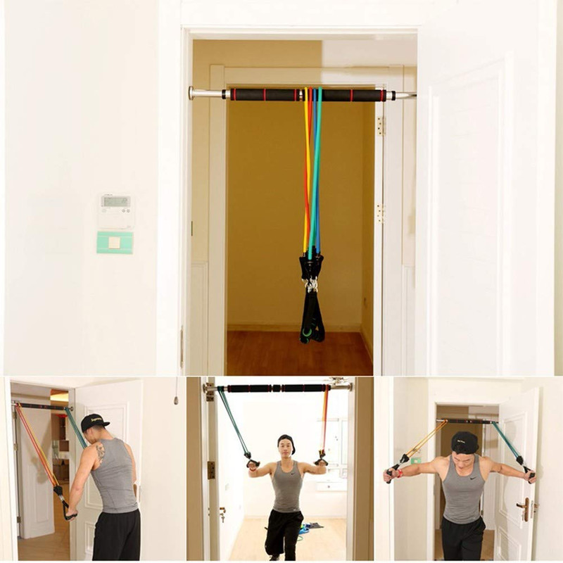 SET 2 JUEGOS BANDAS ELASTICA FITNES ENTRENAMIENTO GYM LAU - 6